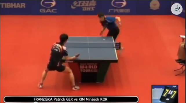 Kuwait Open 2014 Highlights: Patrick Franziska vs Kim Min Seok (1/4 Final) 卓球動画