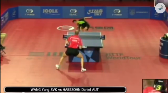 Hungarian Open 2014 Highlights: Wang Yang vs Daniel Habesohn (1/2 Final) 卓球動画