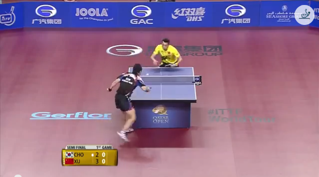 Qatar Open 2014 Highlights: 許昕 vs Cho Eonrae (1/2 Final) 卓球動画