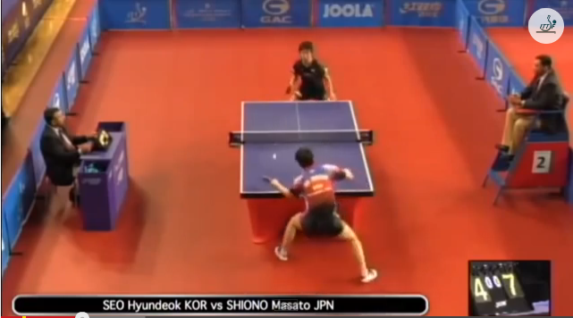 Qatar Open 2014 Highlights: 塩野真人 vs Seo Hyundeok 卓球動画