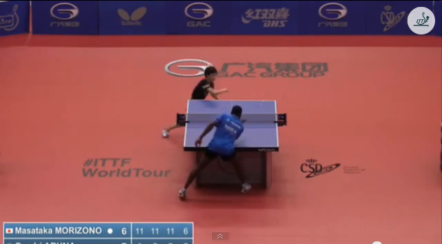 Spanish Open 2014 Highlights: 森園政崇 Vs Quadri Aruna (Round Of 16) 卓球動画