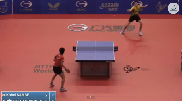 Spanish Open 2014 Highlights: Antoine Hachard Vs 三部航平 (U21 Quarter Final) 卓球動画