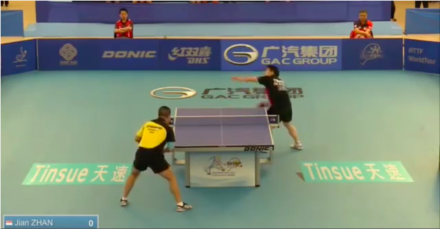 Philippine Open 2014 Highlights: Jian Zhan Vs Kim Jung Hoon (1/2 Final) 卓球動画