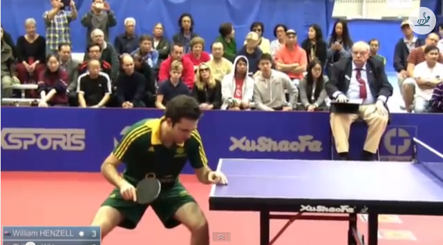 Australia Open 2014 Highlights: William Henzell Vs Zhikang Wu (Semifinal) 卓球動画