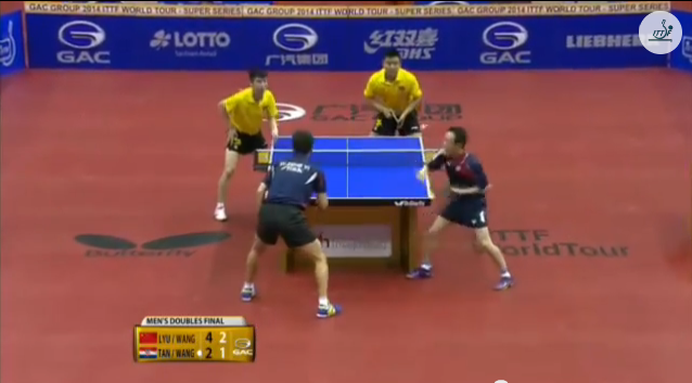 German Open 2014 Highlights: Lyu Xiang / 王皓 Vs Tan Ruiwu / Wang Zengyi (Final)  卓球動画