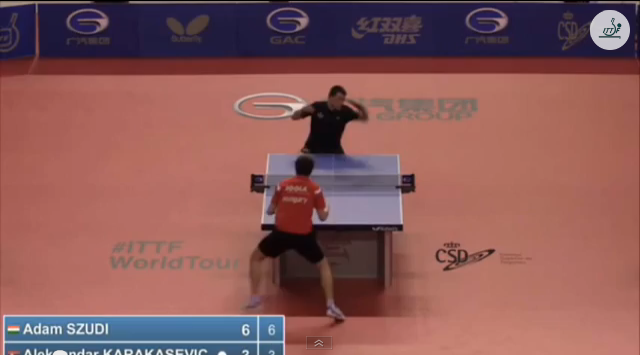 Spanish Open 2014 Highlights:Aleksandar Karakasevic Vs Adam Szudi (Q. Group) 卓球動画