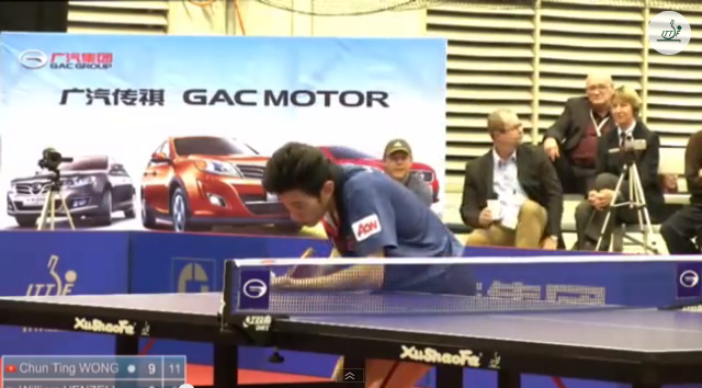 Australia Open 2014 Highlights: Chun Ting Wong Vs William Henzell (1/4 Final) 卓球動画