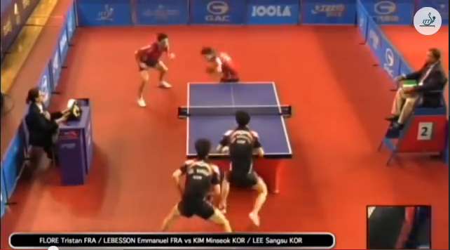 Qatar Open 2014 Highlights: Lee Sang Su/Kim Min Seok vs Tristan Flore/Emmanuel Lebesson 卓球動画