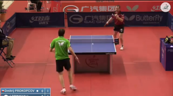Spanish Open 2014 Highlights: Paul Drinkhall Vs Dimitrij Prokopcov (Quarter Final) 卓球動画