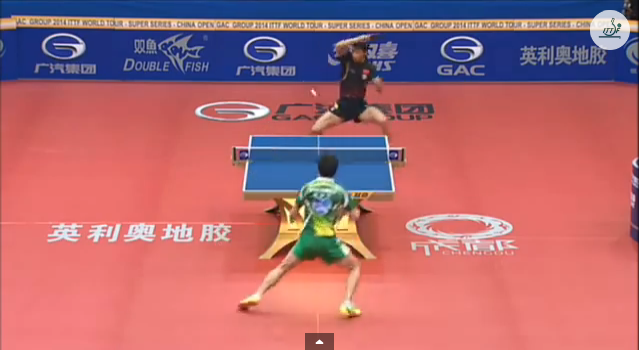 China Open 2014 Highlights: Zhang Jike Vs Jeong Sangeun (Round Of 16) 卓球動画