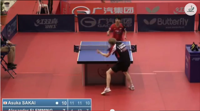 Spanish Open 2014 Highlights: 酒井明日翔 Vs Flemming Alexander (Q. Group) 卓球動画