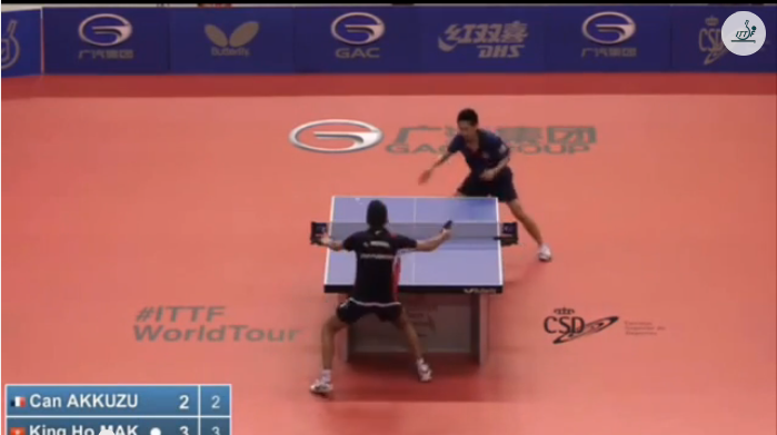 Spanish Open 2014 Highlights:Can Akkuzu Vs Mak King Ho (U21 Q. Group) 卓球動画