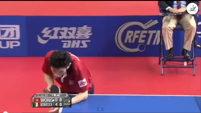 Spanish Open 2014 Highlights: Mihai Bobocica Vs Wong Chun Ting (Quarter Final) 卓球動画