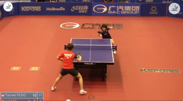 Australia Open 2014 Highlights: Feng Tianwei Vs 阿部愛莉 (1/4 Final) 卓球動画