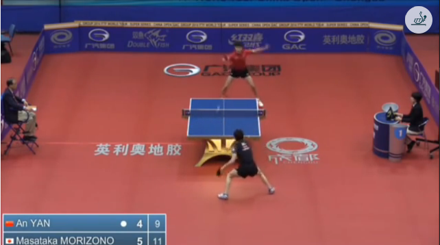 China Open 2014 Highlights: Yan An Vs 森薗政崇 (Round Of 32) 卓球動画
