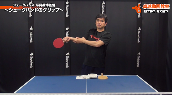 シェークハンドのグリップ3