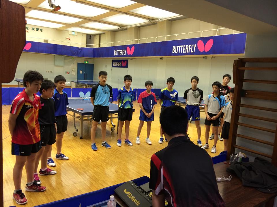 中学校の合同練習！