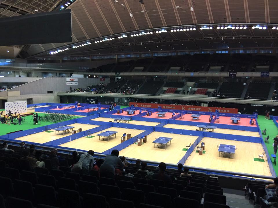 全日本選手権初日。無事勝利！