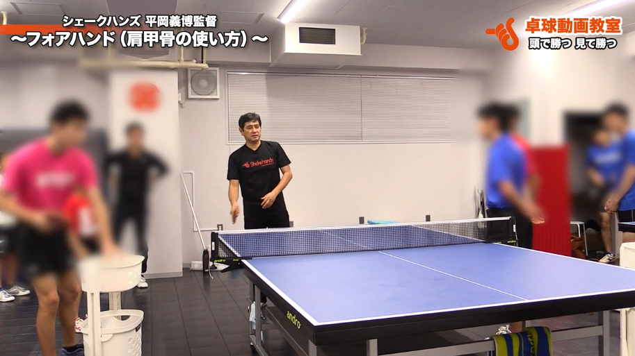 【フォアハンド】肩甲骨の使い方【平岡義博講習会】