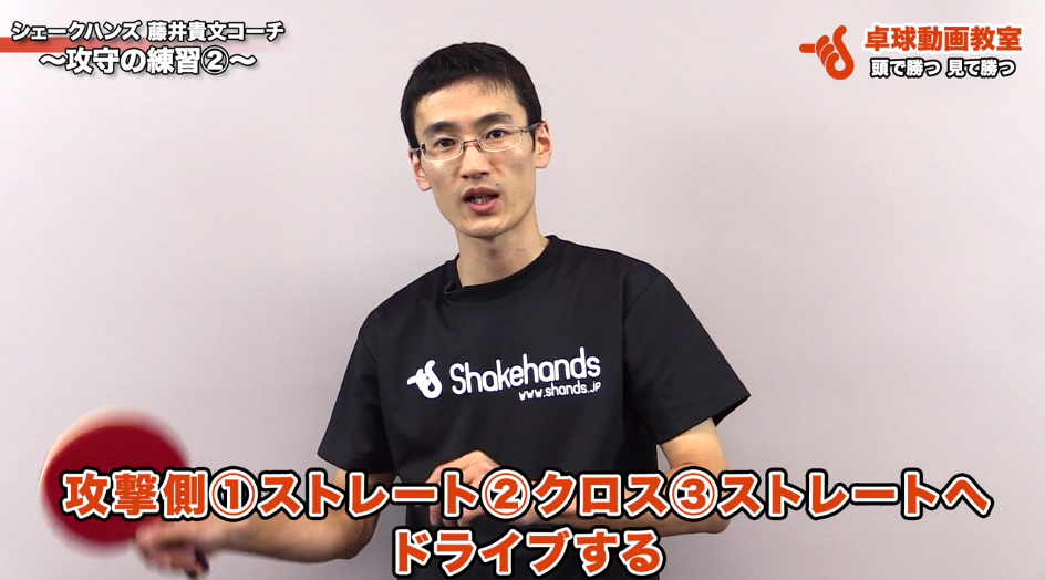 攻守の練習