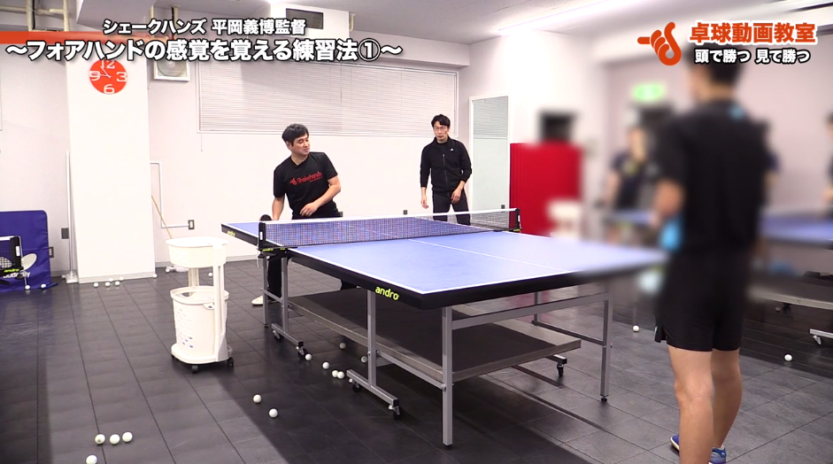 フォアハンド基本設定の方法