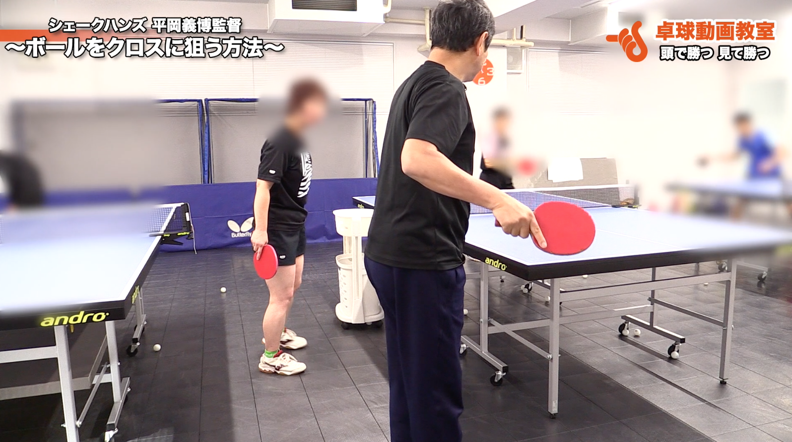 フォアハンドで綺麗にバッククロスが打つには! by平岡義博