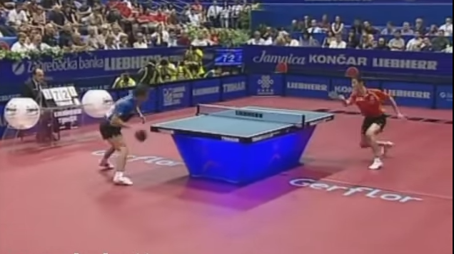 2007年世界卓球選手権ザグレブ大会・男子シングルス決勝 馬琳 vs 王励勤