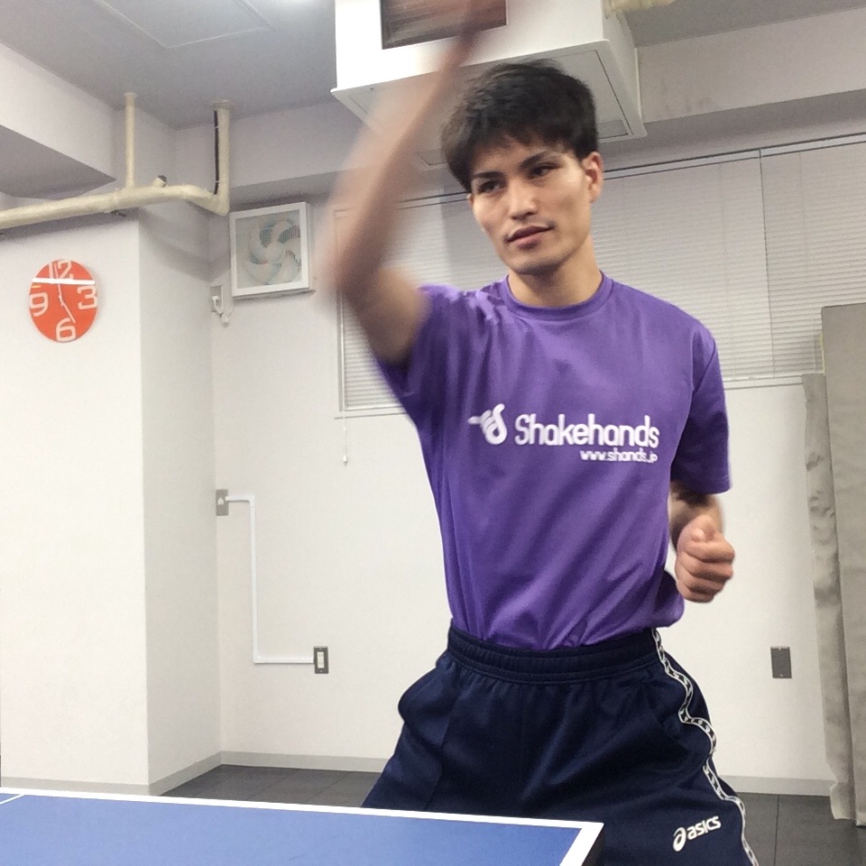 両ハンドのスムーズな切り替えし