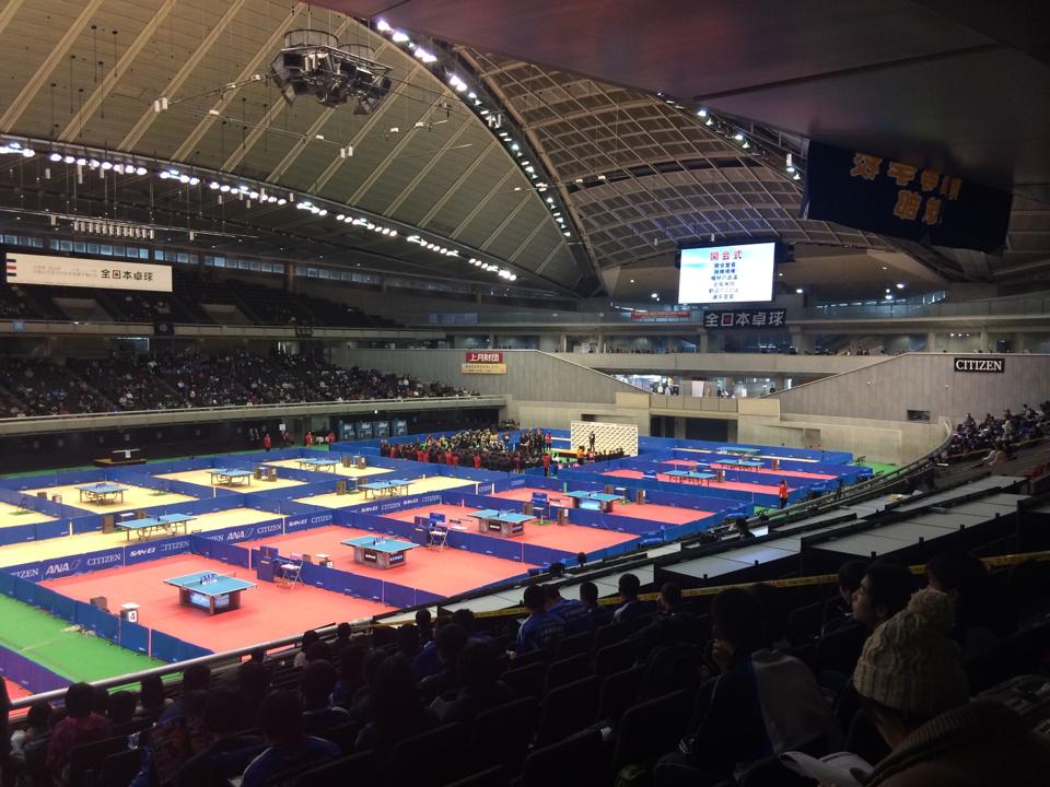 全日本選手権大会の開会式が始まりました。