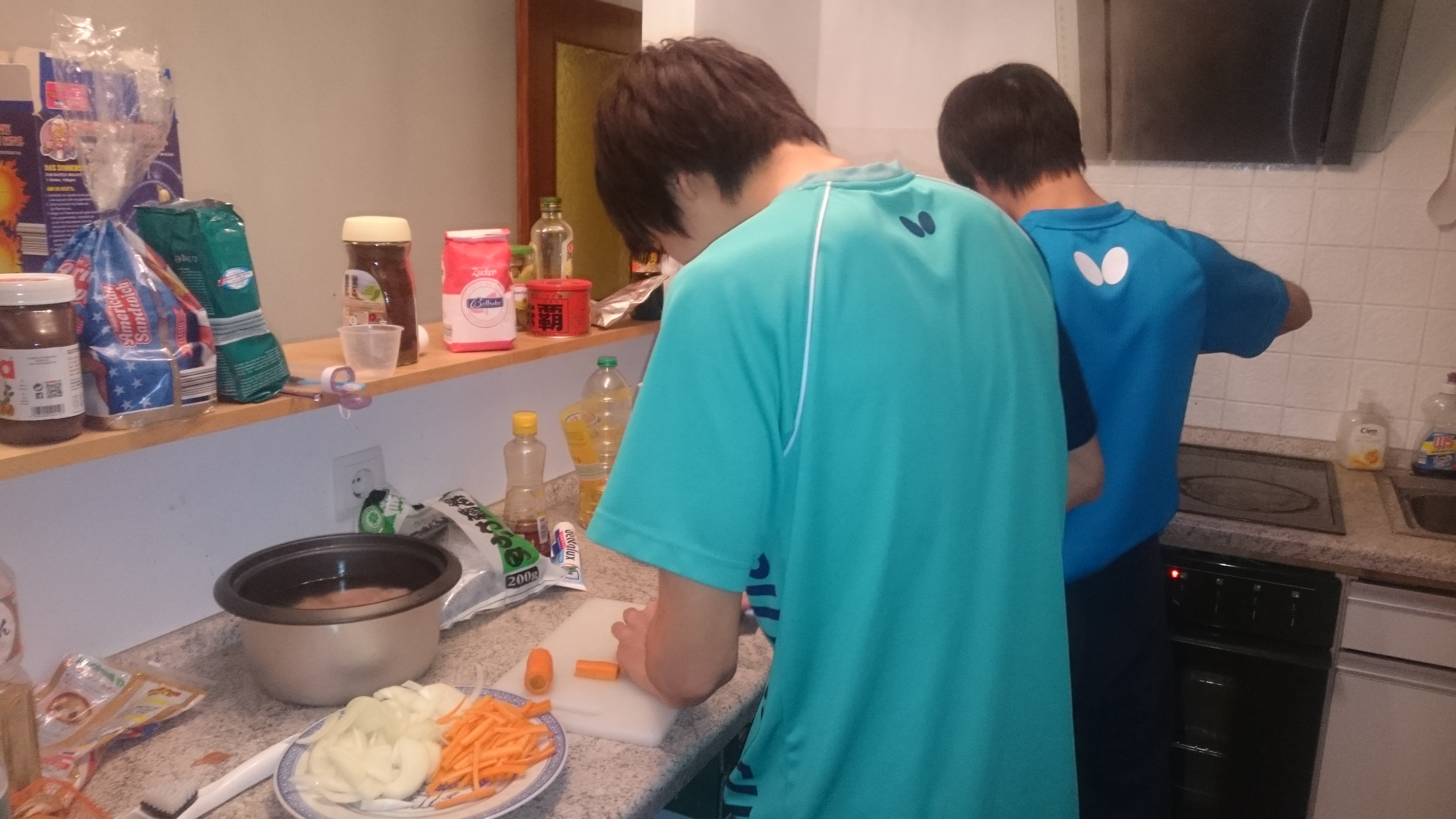 料理中