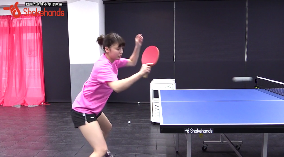 女子選手でも強力なドライブ!