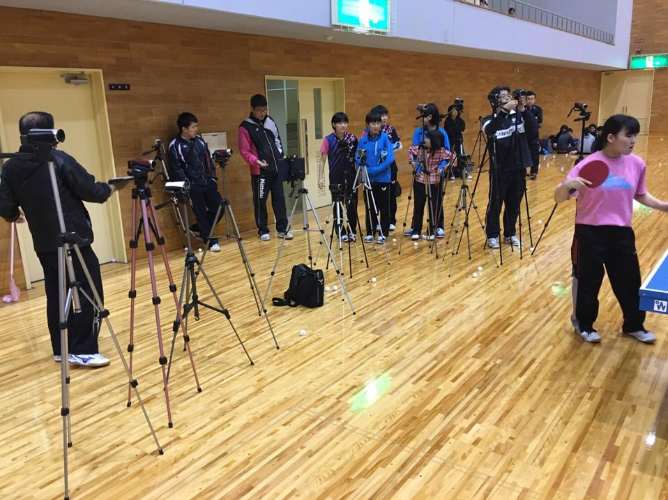 福井フェニックス講習会、多くのビデオカメラに囲まれて