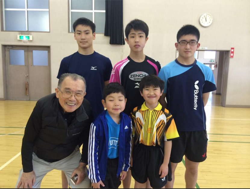 ジュニアクラブ卒業生3人との最後の練習。