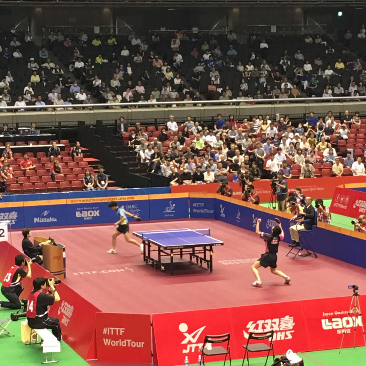 張本選手おめでとう！　3日目終了　2016 ITTFワールドツアー・ジャパンオープン
