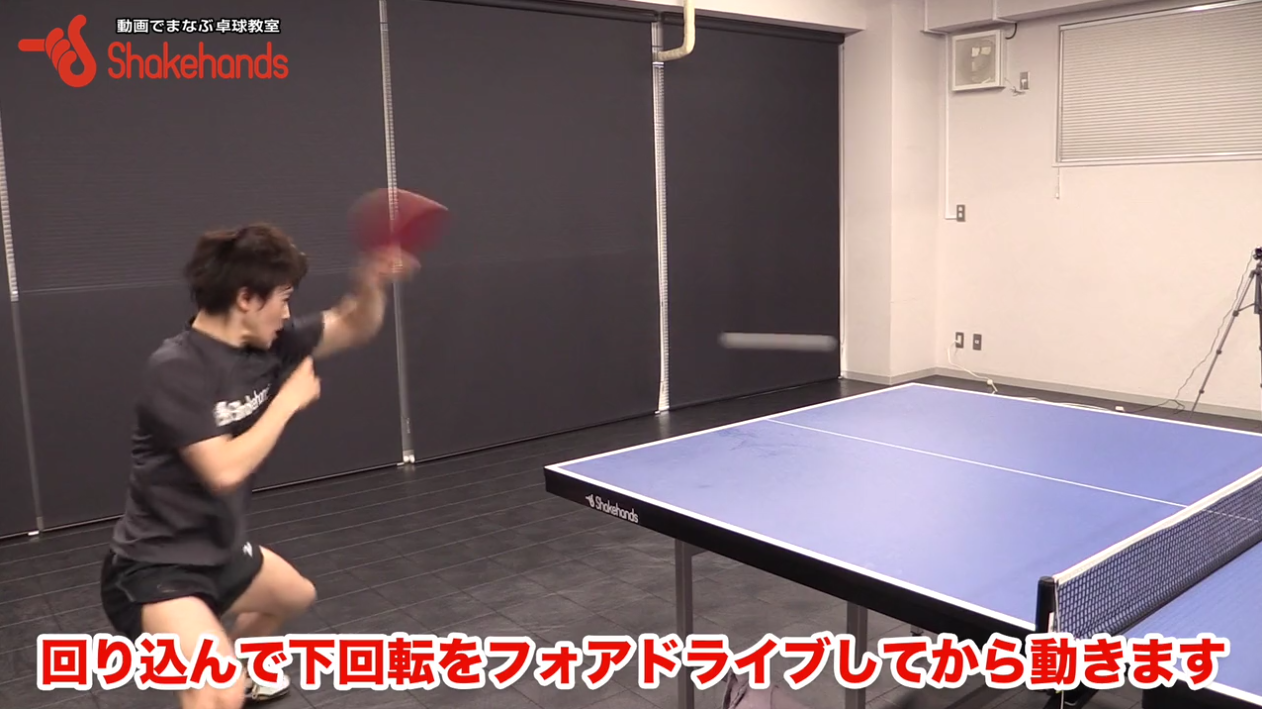 フォアのスピードドライブ。実戦的なオールフォア練習! by森薗政崇