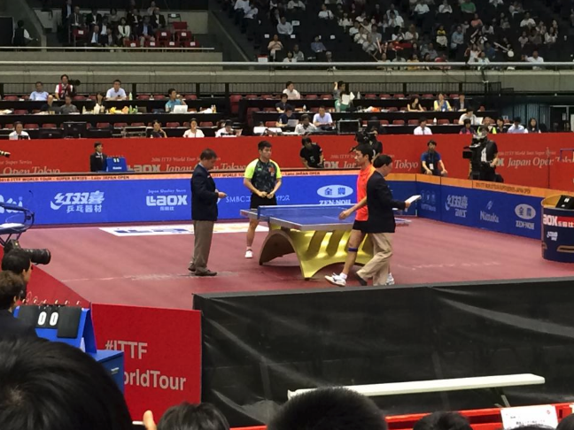 ジャパンオープンの男女決勝。