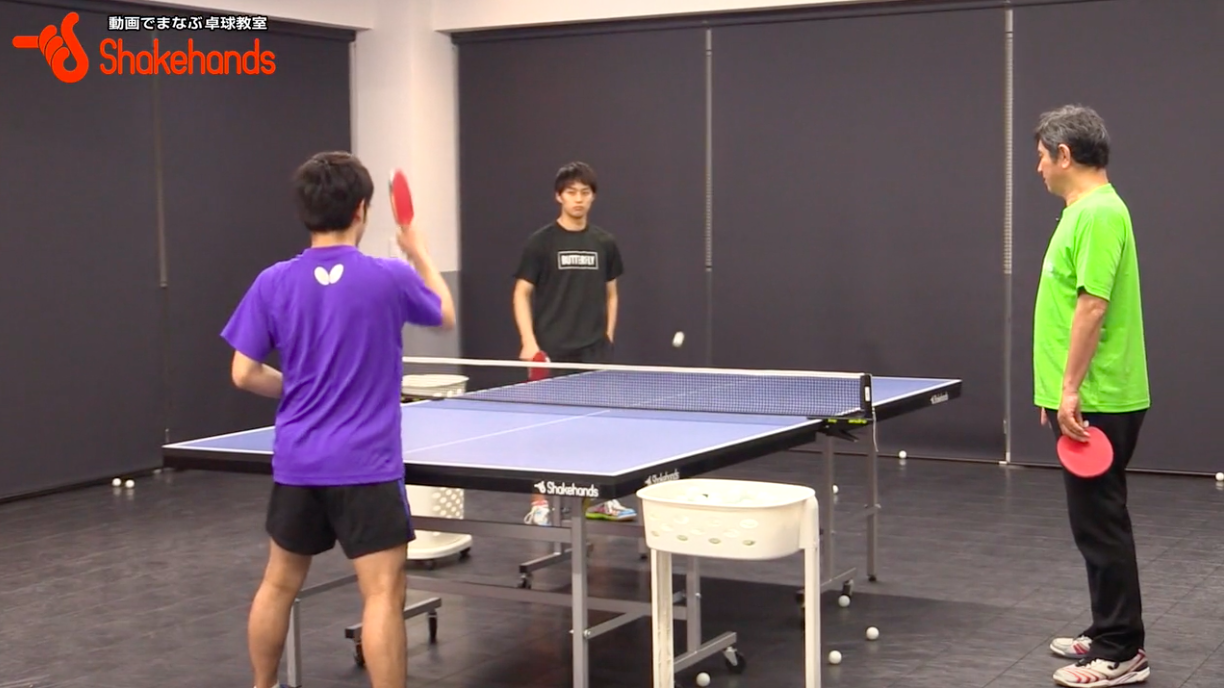 レシーブの基本!中国人選手を参考に!!