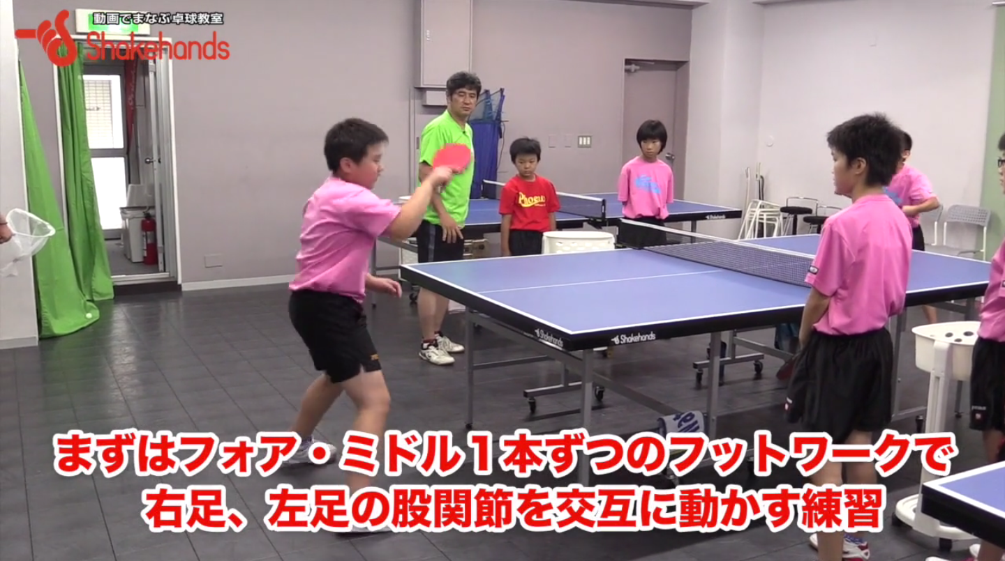 ミドルに動いてから、股関節を使って打てるようにしましょう!
