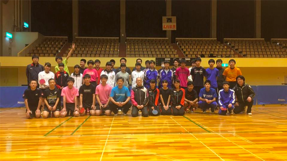 卓球の講習会 in山形