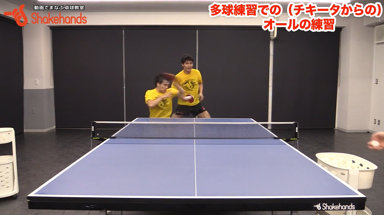 ダブルス。チキータから攻めて試合で点を取るにはby森薗政崇
