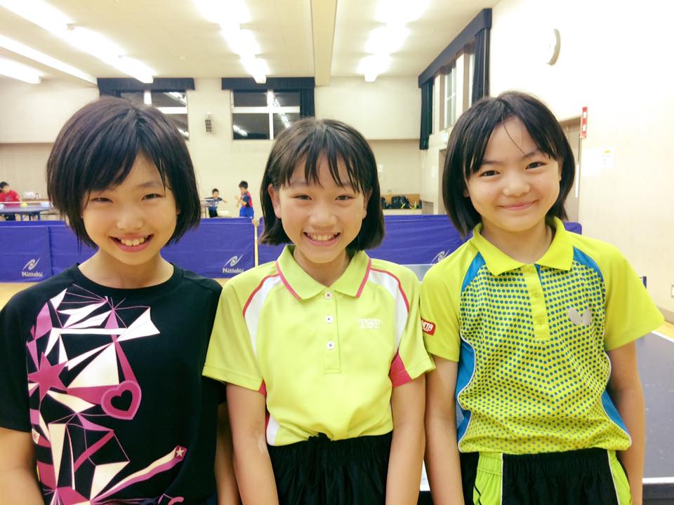 三人娘が卓球全国大会に出場決定!
