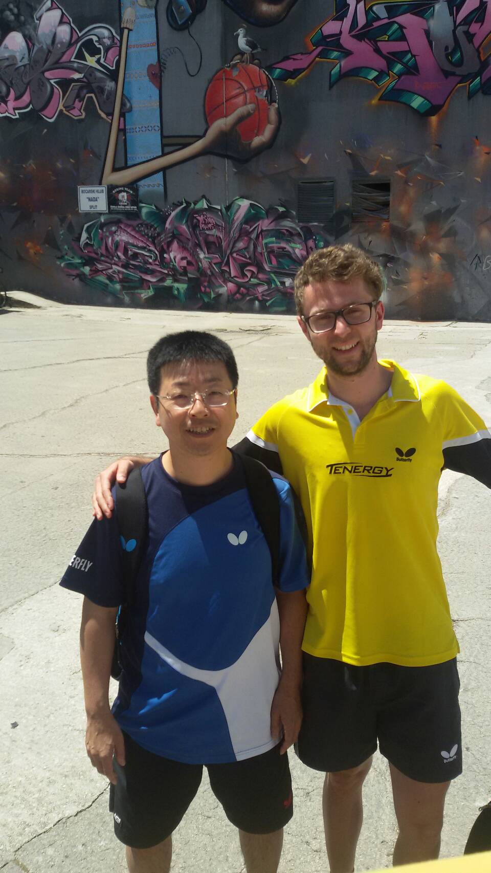 バタフライ選手