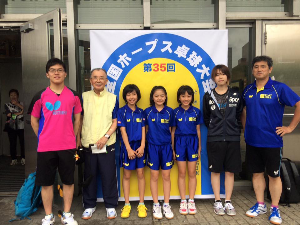 全国卓球ホープス大会、予選リーグ最終戦は勝利!