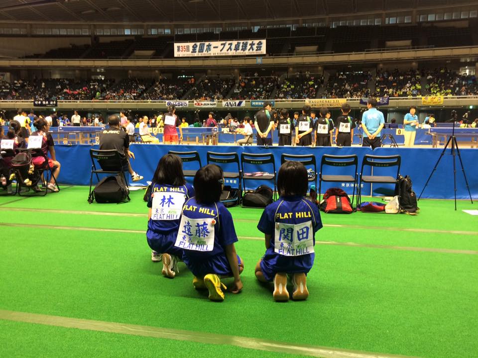 全国卓球ホープス大会に【感謝】です。