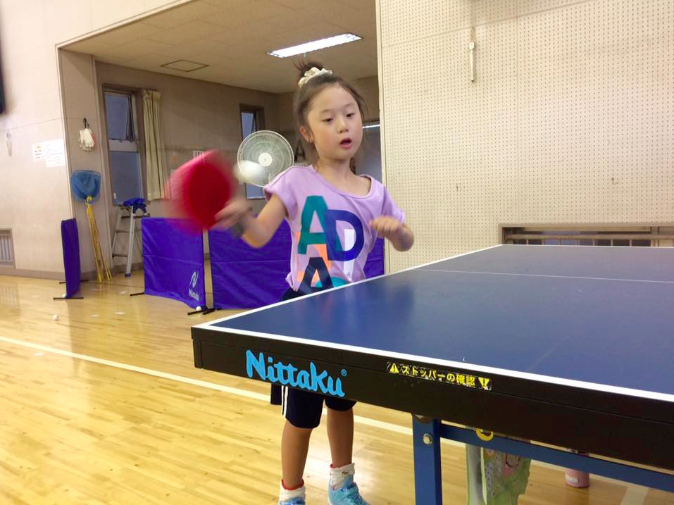 小学３年生も2000本の卓球練習!