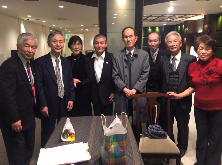 卓球連盟60周年記念パーティーに出席