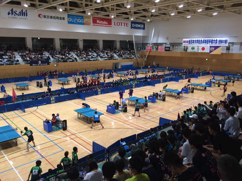 熱気溢れる全日本大学総合卓球大会・インカレ