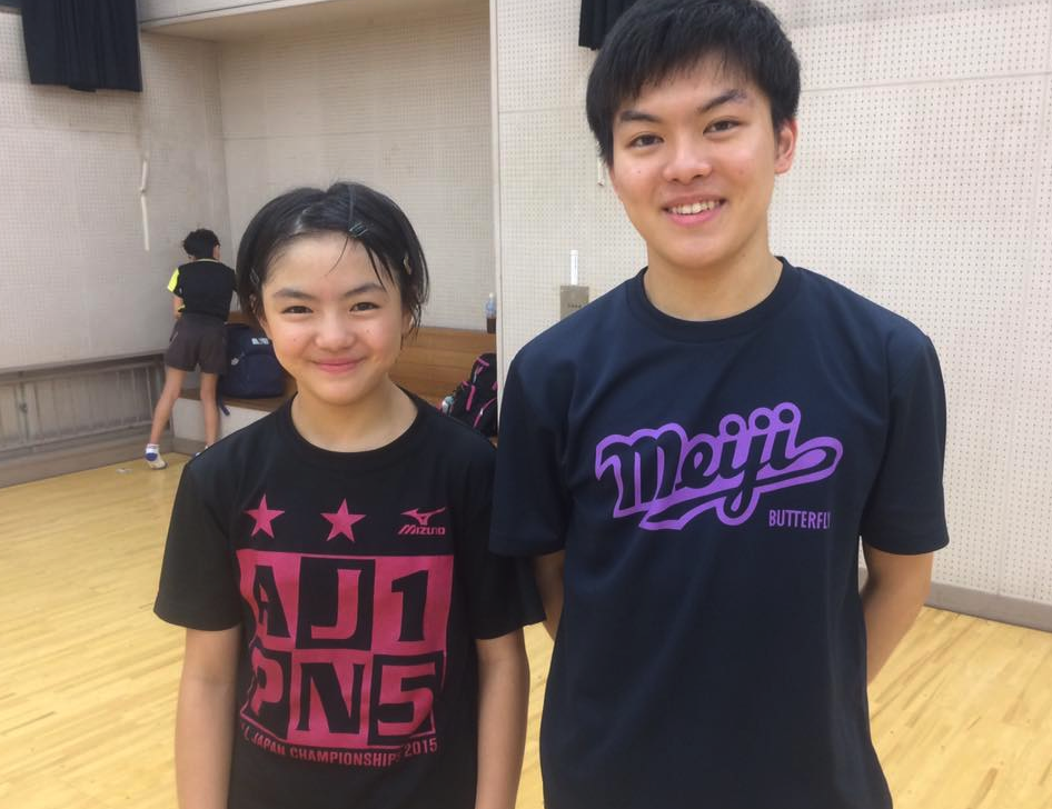 みんな短い髪にして、夏休みの卓球練習で実力アップ