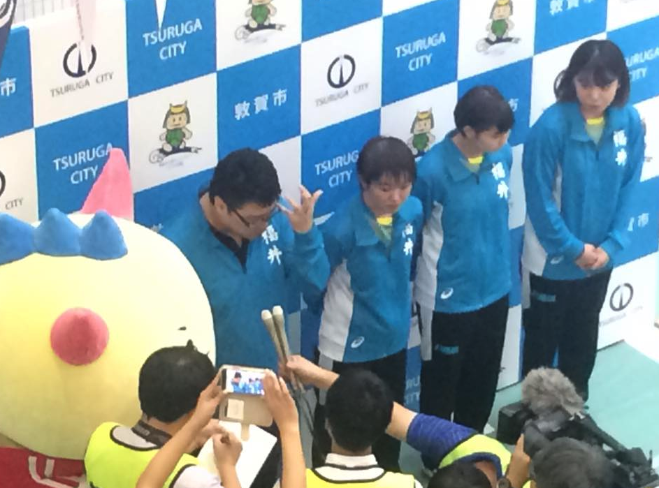 福井国体 成年女子で福井県チーム優勝