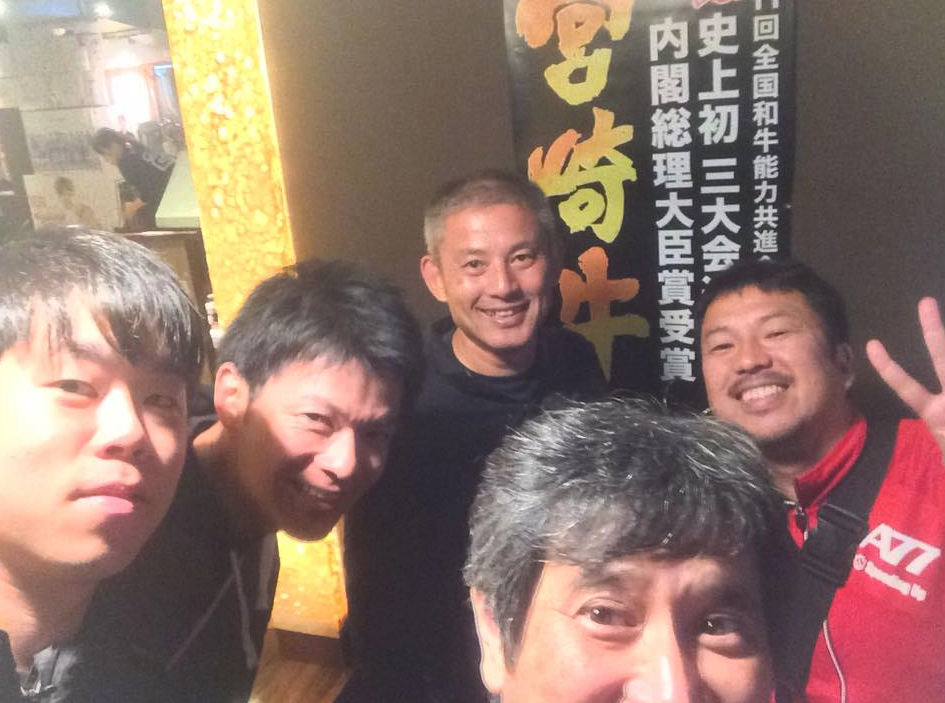 宮崎県高体連強化卓球練習会の 講師
